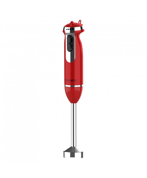 Courant 350-Watt Hand Blender with Stainless Steel Leg (Red)