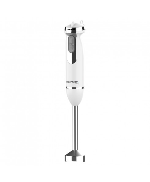 Courant 350-Watt Hand Blender with Stainless Steel Leg (White)