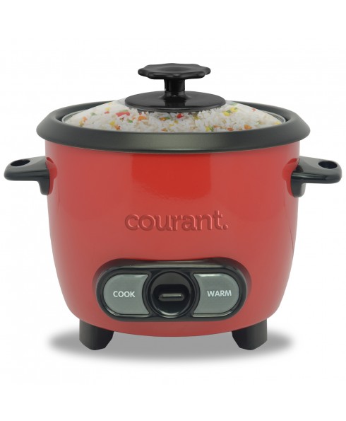 8 Cups Cooked / 4 Cups Uncooked Rice Cooker - Red