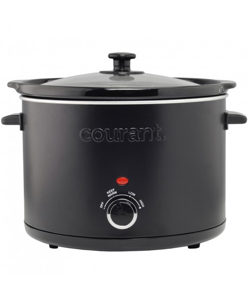 5.5 Quart Slow Cooker - Black Matte