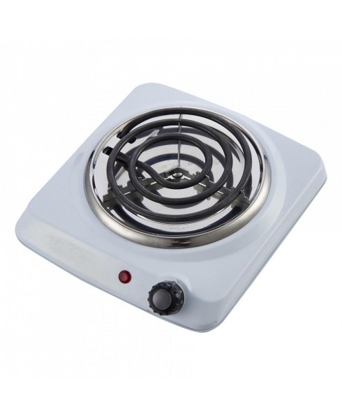 Courant 1000 Watts Electric Single Burner, White