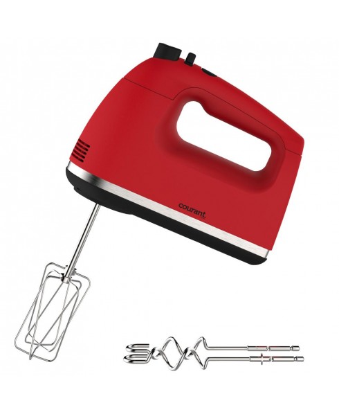 Courant 250W 5-Speed Hand Mixer - Red