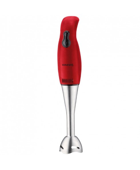 Courant 2-Speed Hand Blender with Stainless Steel Leg - Red