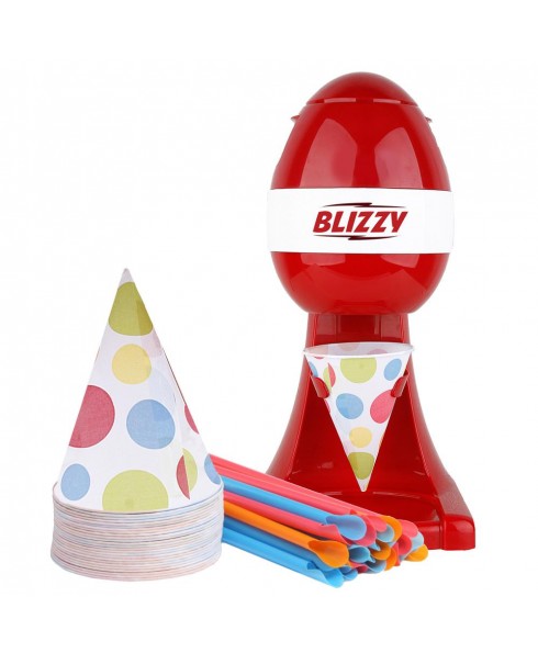 Countertop Snow Cone Maker, includes 20 6oz. Paper Cones and Straws