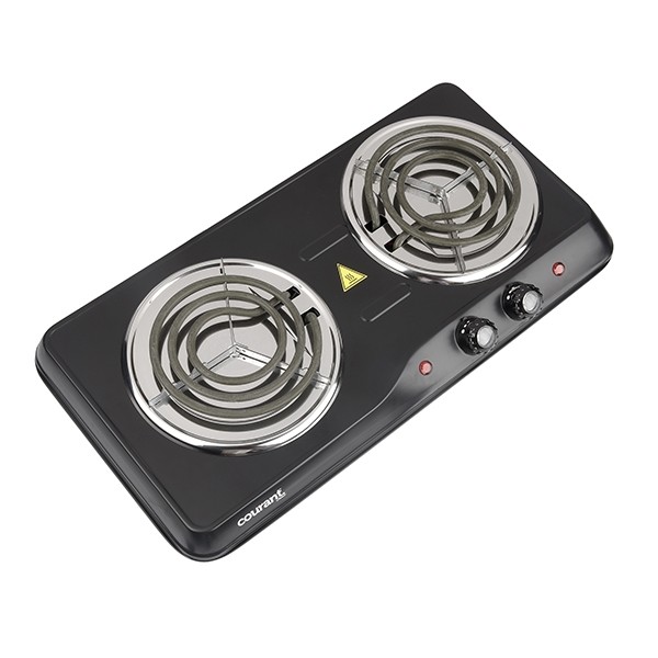 Tabletop double burner electric