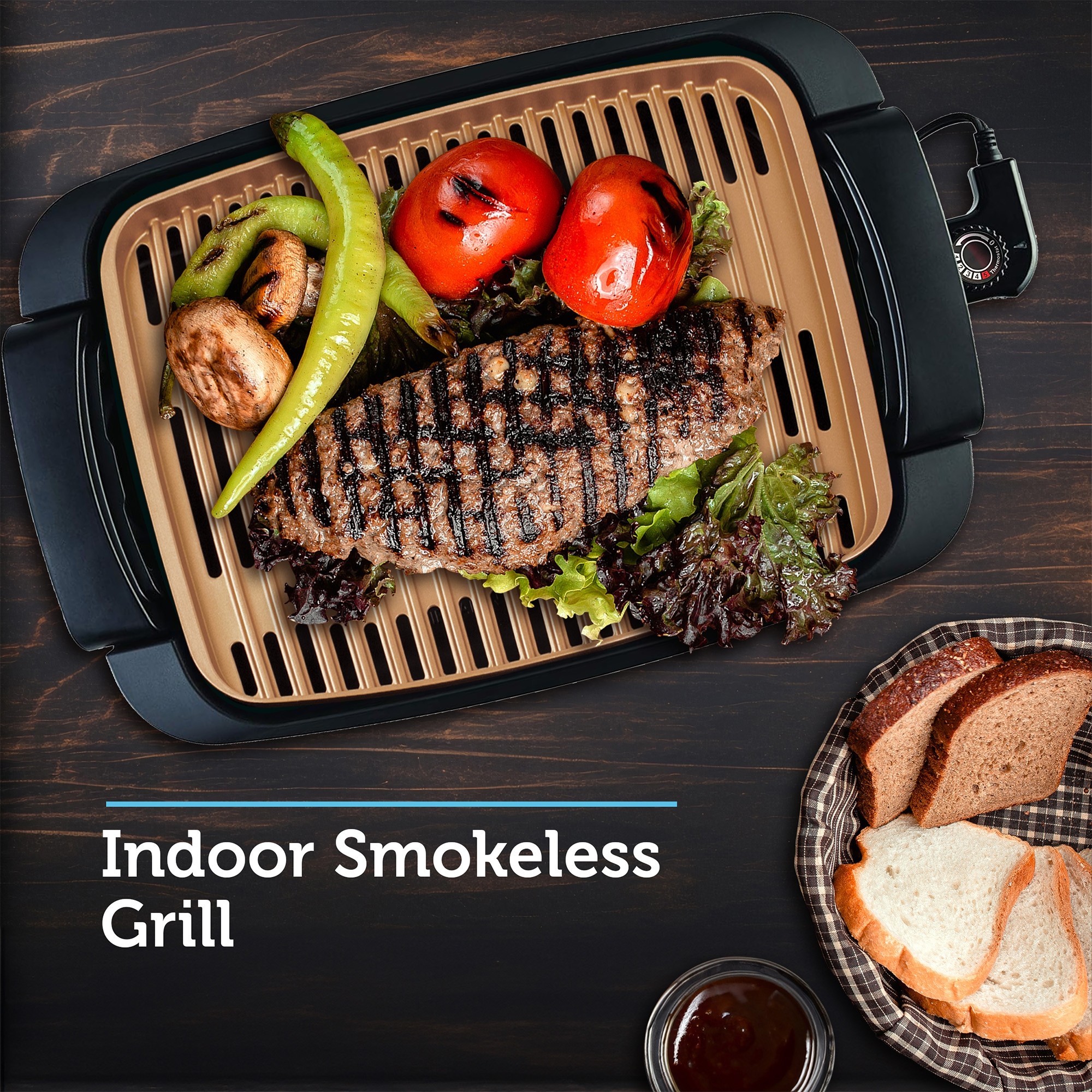 Bbq Grill Power Xl Smokeless Griddle Plate Power Xl Smokeless