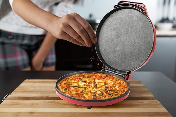 Pizzera eléctrica pizza maker parrilla sartén antiadherente mini horno –  Chinatown 🎄