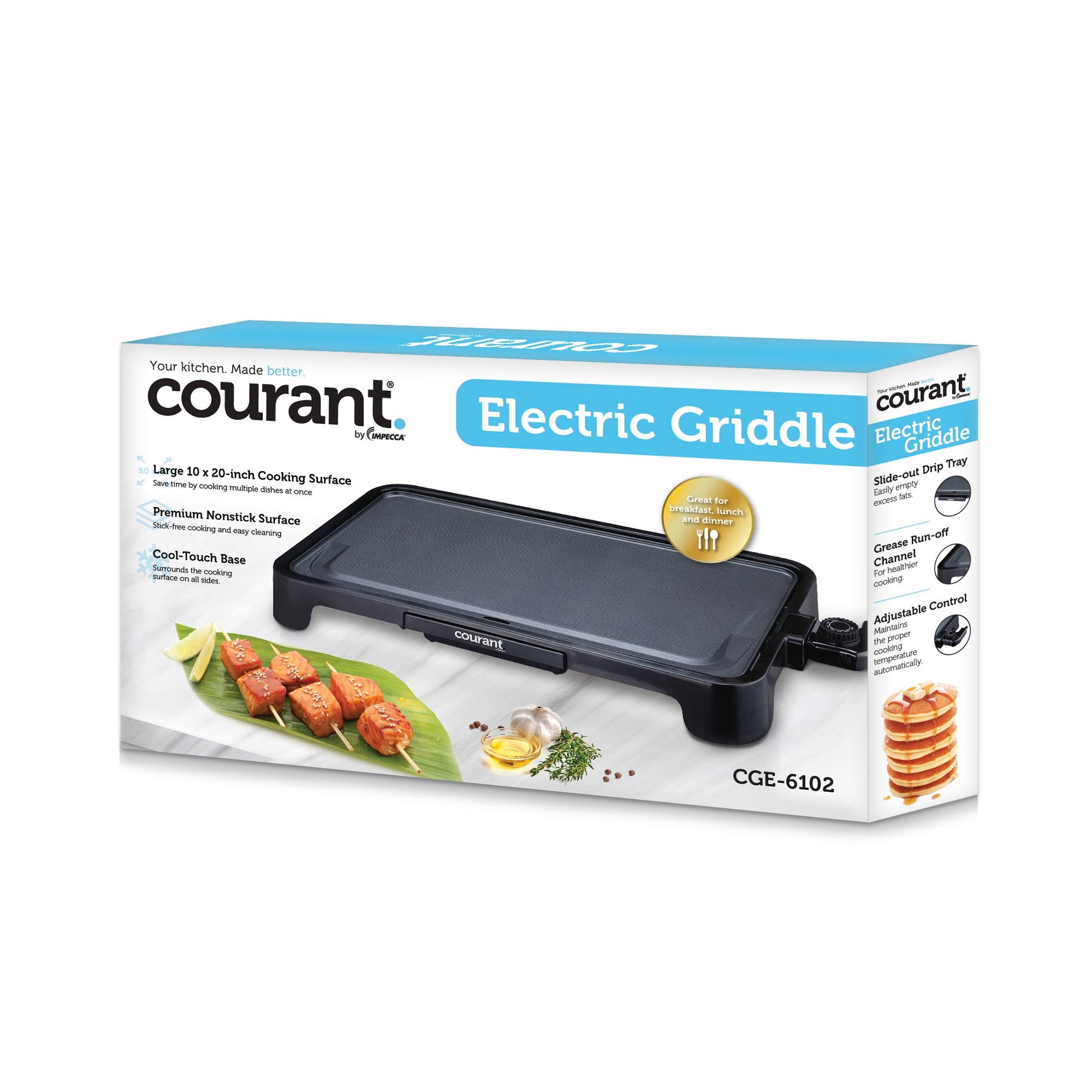 Fixed Plate Electronic Griddle,cool-touch Electronic Griddle,10
