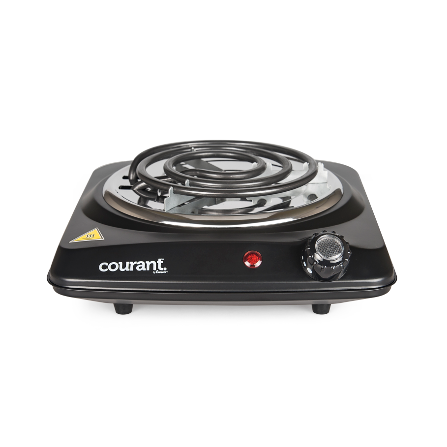 Courant 1000 Watts Portable Single Electric Burner, Stainless Steel Design  : Target