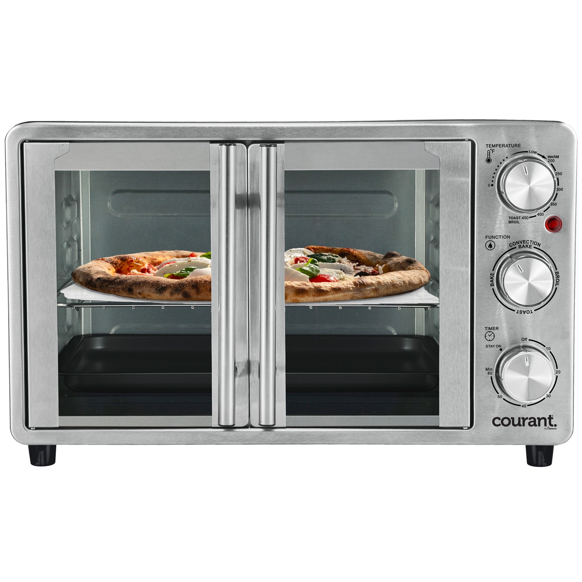 Courant Personal Compact 2-Slices Toaster Oven, White TO-621, 1 UNIT -  Baker's