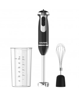 350-Watt Multifunctional Hand Blender, Stainless Steel Leg with Whisk Attachment and 20oz. Measuring Cup