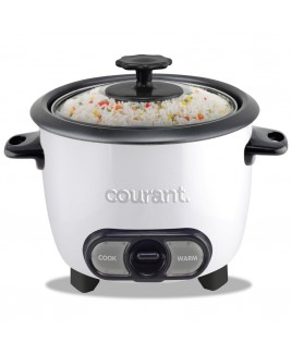 6 Cups Cooked / 3 Cups Uncooked Rice Cooker - White