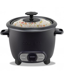 8 Cups Cooked / 4 Cups Uncooked Rice Cooker - Black
