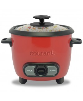 8 Cups Cooked / 4 Cups Uncooked Rice Cooker - Red