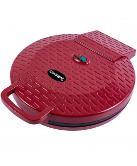 Courant Pizza Maker, Griddle and Oven, 220 Voltage, Kosher! - Red