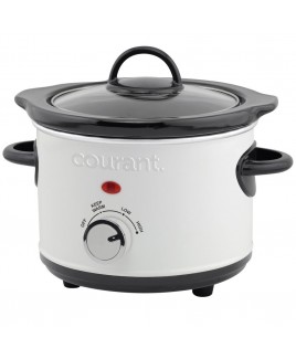 Courant 1.6 Quart Slow Cooker, White